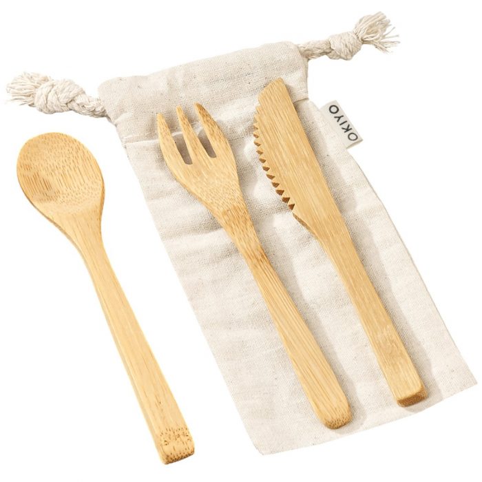 Okiyo Nakama Bamboo Cutlery Set - Image 3