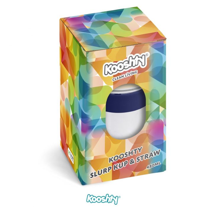 Kooshty Slurp Glass Kup & Stainless Steel Straw - 480Ml - Image 6