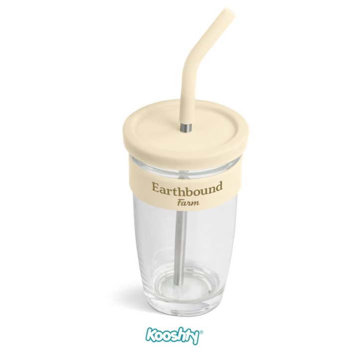 Kooshty Slurp Glass Kup & Stainless Steel Straw - 480Ml - Image 11