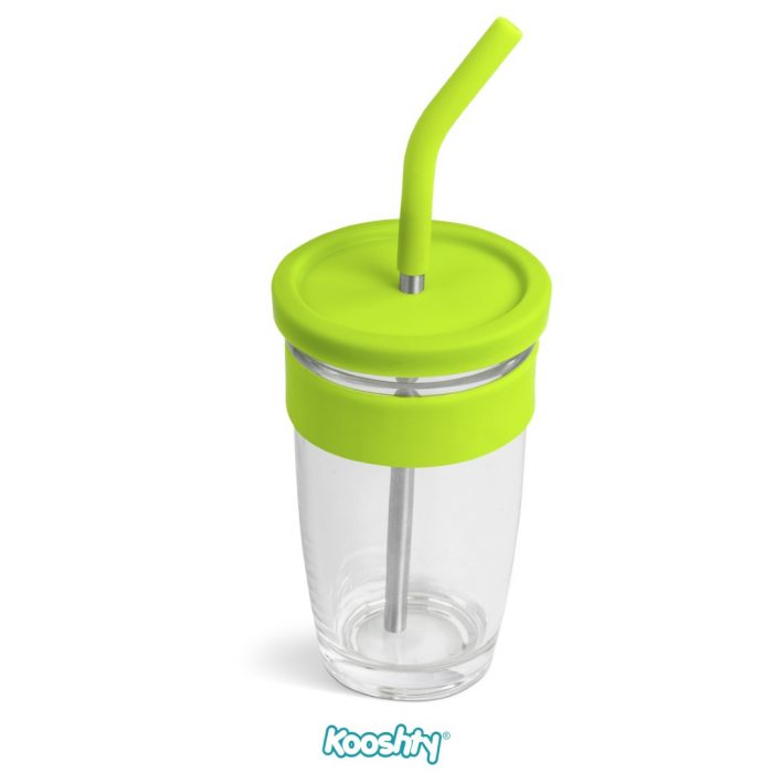 Kooshty Slurp Glass Kup & Stainless Steel Straw - 480Ml - Image 14