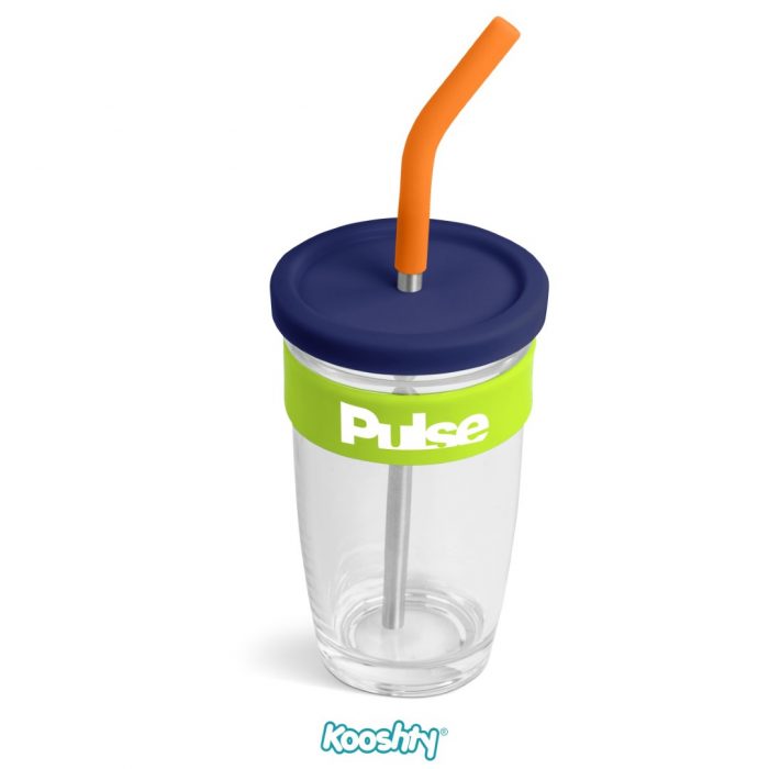 Kooshty Slurp Glass Kup & Stainless Steel Straw - 480Ml - Image 17