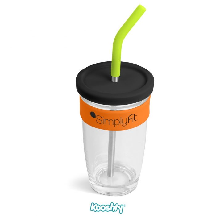 Kooshty Slurp Glass Kup & Stainless Steel Straw - 480Ml - Image 18