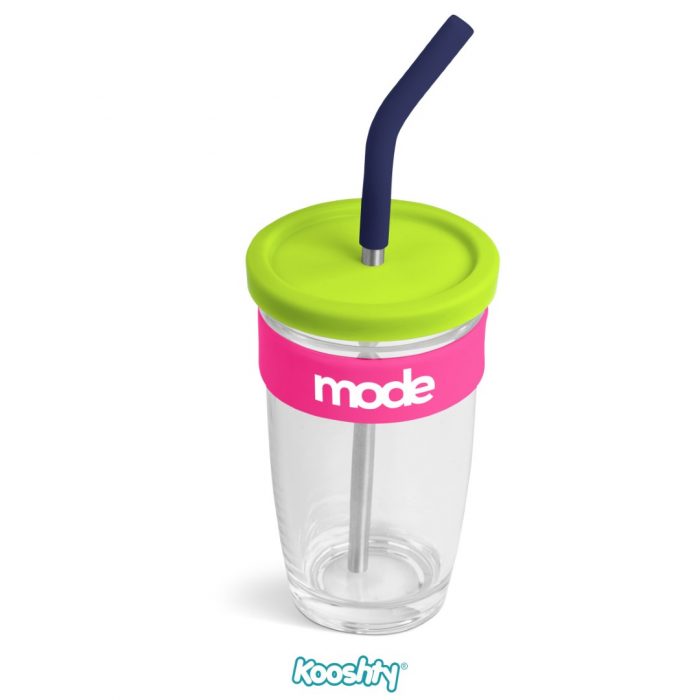 Kooshty Slurp Glass Kup & Stainless Steel Straw - 480Ml - Image 19