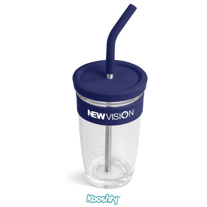 Kooshty Slurp Glass Kup & Stainless Steel Straw - 480Ml - Image 21