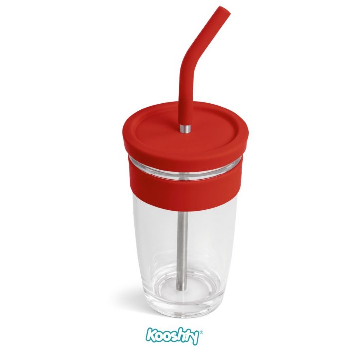 Kooshty Slurp Glass Kup & Stainless Steel Straw - 480Ml - Image 27