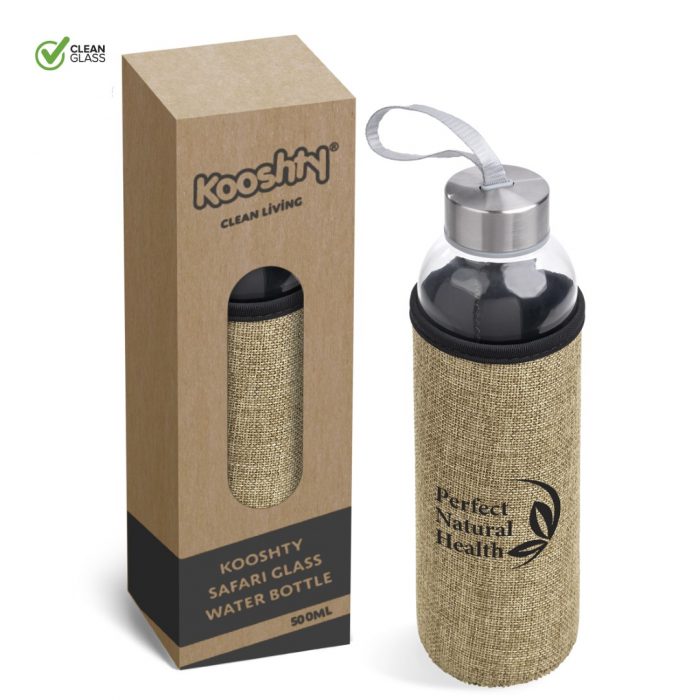 Koosty Safari Glass Water Bottle - 500Ml - Image 2