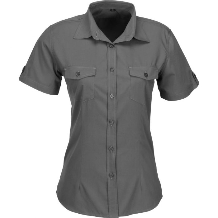 Ladies Short Sleeve Kensington Shirt - Image 4