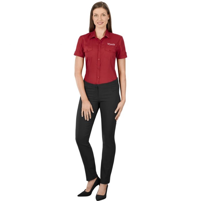 Ladies Short Sleeve Kensington Shirt - Image 10