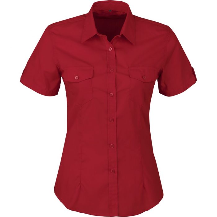 Ladies Short Sleeve Kensington Shirt - Image 7