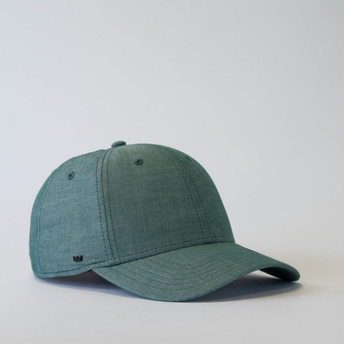 Uflex 100% Cotton Chambray 6 Panel Baseball Cap - Image 3