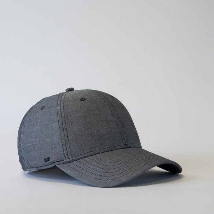 Uflex 100% Cotton Chambray 6 Panel Baseball Cap - Image 4