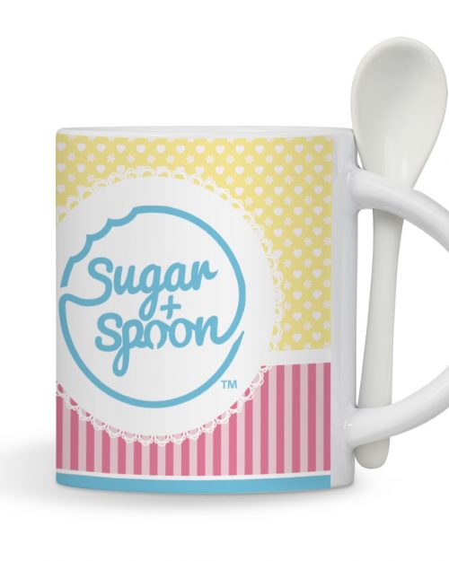 Eden Sublimation Mug & Spoon Set – 320ml